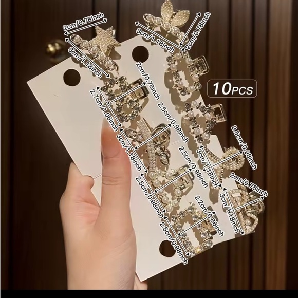 Elegant Gold Hair Clip Collection
0424 - Picture 2 of 10